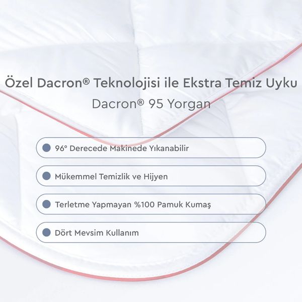 لحاف یاتاش مدل Dacron® 95 سایز 215*195