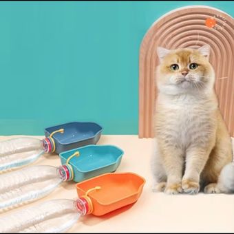 سر قمقمه آب قابل اتصال به بطری آب معدنی مخصوص گربه و سگ