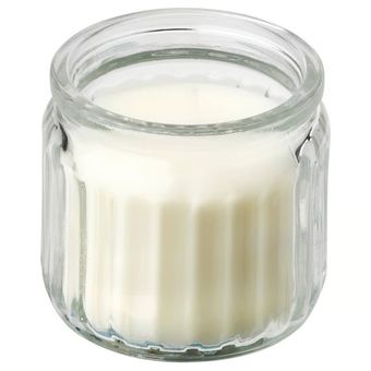 شمع معطر شیشه‌ای JÄMLIK ایکیا  ، 12 ساعت ماندگاری
