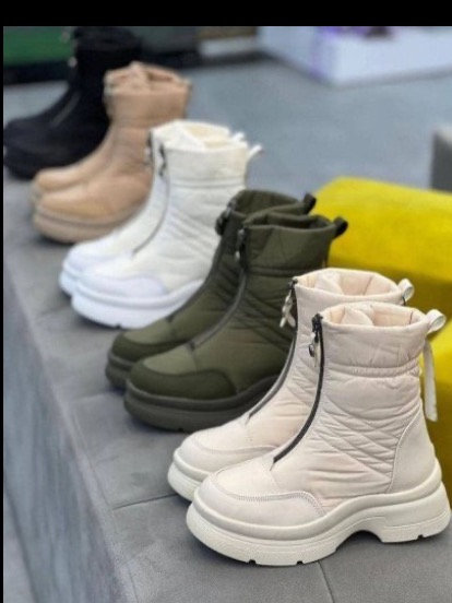 بوت کاپشنی جلو زیپ