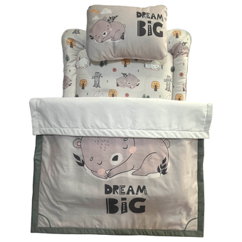 رختخواب سه تکه مسافرتی نوزاد طرح Dream Big