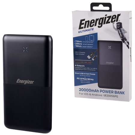 پاوربانک 20000MAH انرجایزر مدل Energizer UE20056PQ
