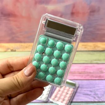 ماشین حساب جیبی دکمه رنگی Keenly kk-1020