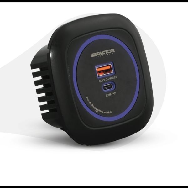 شارژر USB توکار کابینتی(دو پورت USB/TPC)