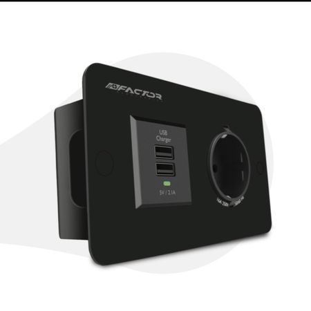 پریز توکار MDF به همراه پورت USB