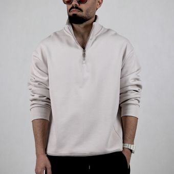 دورس نیم زیپ کرم واموس