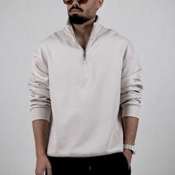 دورس نیم زیپ کرم واموس