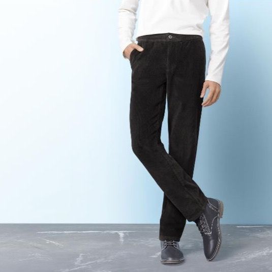 شلوار مردانه مخمل مشکی لیورجی