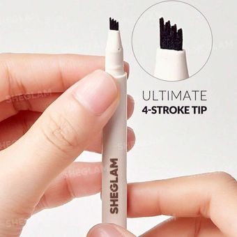 قلم هاشور ابرو چهارشاخه شیگلم sheglam liquid  brow pencil