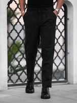 شلوار لینن مشکی بندک دار p164