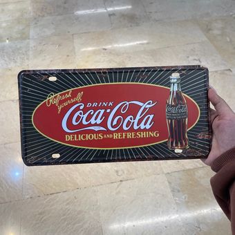 تابلو فلزی طرح کوکاکولا