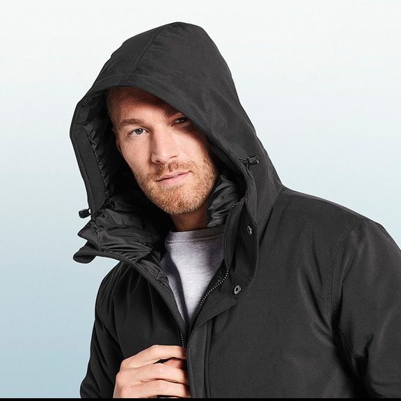 کاپشن مردانه مشکی لیورجی