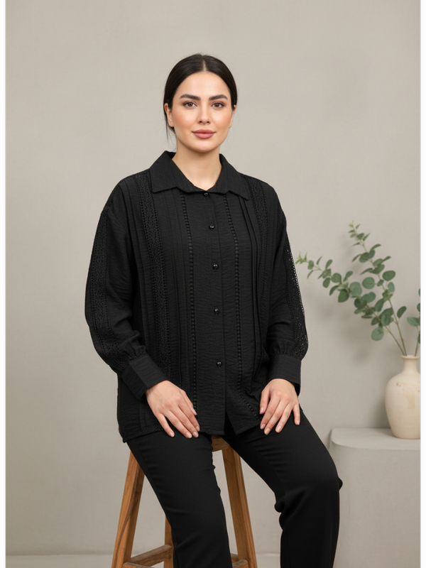 شومیز پشت پیله سایز بزرگ