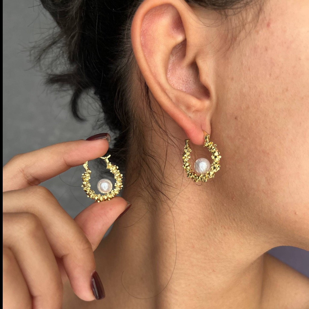 گوشواره جواهری مروارید