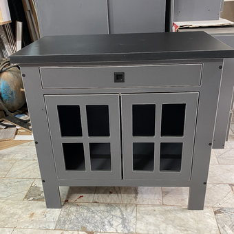 کافی بار مدل پنجره ای با کشو تمام MDF