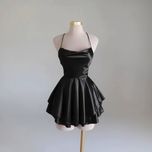 پیراهن عروسکی پشت بندی ساتن