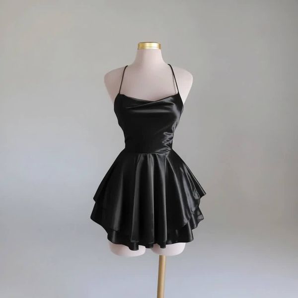 پیراهن عروسکی پشت بندی ساتن