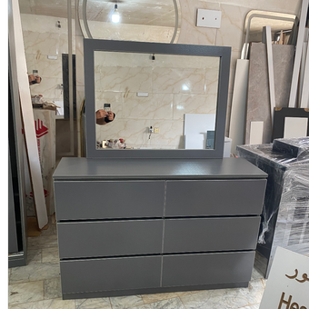 کنسول 6 کشو طرح ایکیا تمام  با آیینه MDF