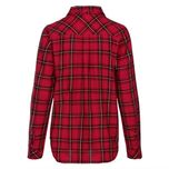 شونیز زنانه استین بلند چهار خانه قرمز اسمارا