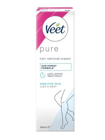 کرم موبر بدن ویت مخصوص پوست حساس حجم 100 میلی لیتر