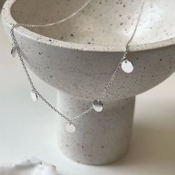 گردنبند پولکی استیل