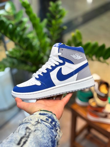 کفش جردن ساقدارکاریزما سفید ابی کاربنی