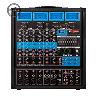 اکو آمپلی فایر BISCO مدل sx-24000 (چهار آمپلی)
