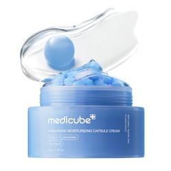 کرم کپسولی آبرسان و مرطوب کننده عمیق هیالورونیک اسید و پانتنول مدی کیوب Medicube Hyaluronic Moisturizing Capsule Cream