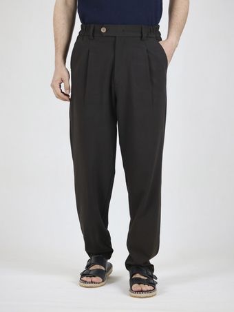 شلوار پارچه ای مام ( قهوه ای سوخته )