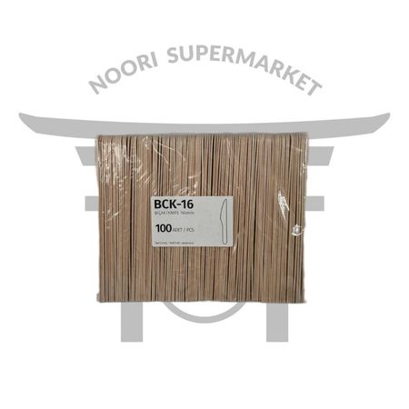 چاقو چوبی بسته بندی 100 عددی 20 سانتی