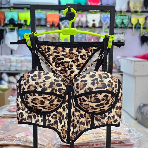 سوتین پلنگی فنرکشی شده