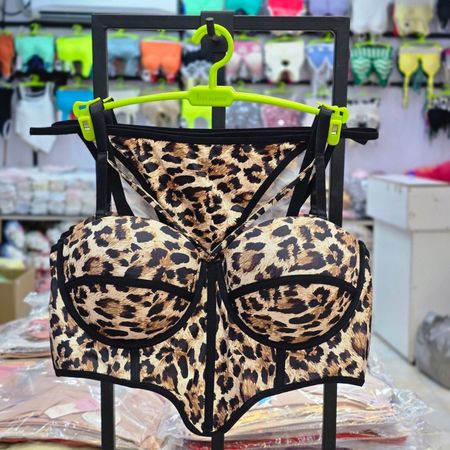 سوتین پلنگی فنرکشی شده