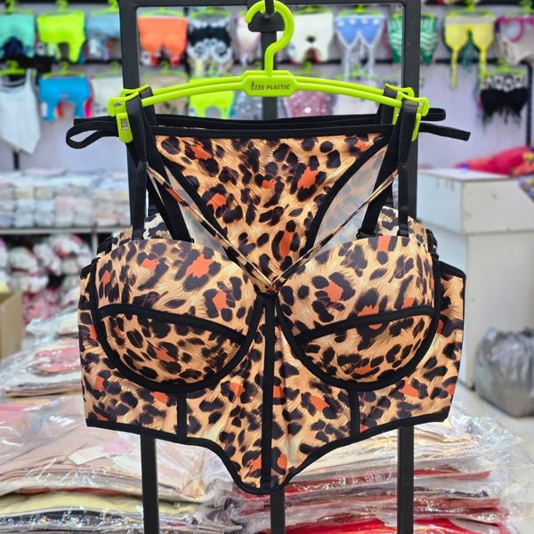 سوتین پلنگی فنرکشی شده