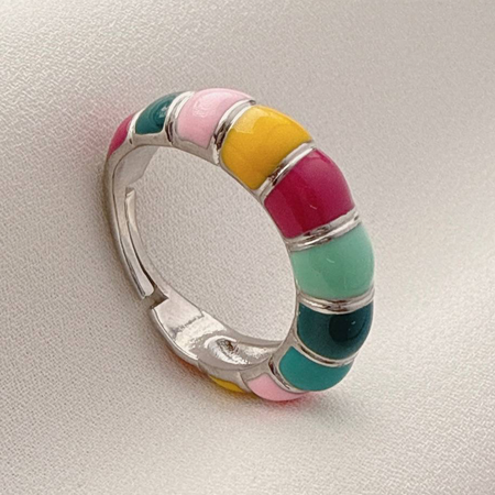 انگشتر رینگ مدل مینا کاری