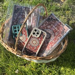 کلاسور شفاف طرح فرش گلفرنگ پارف