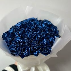 دسته گل روبانی شاینی