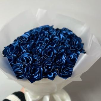 دسته گل روبانی شاینی