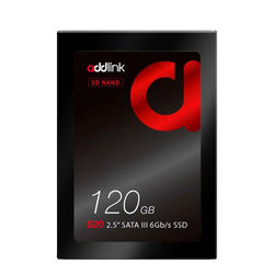 هارد addlink SSD مدل S20 ظرفیت 120GB - مشکی (گارانتی کسری سرویس