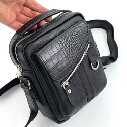 کیف دوشی چرم اصل نایب کد 12