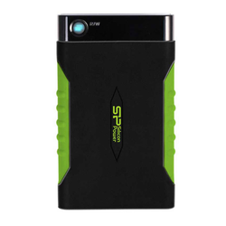 هارد اکسترنال Silicon Power USB3.2 مدل Armor A15 ظرفیت 2TB - مشکی سبز (گارانتی GSM سرویس رهاگستر)