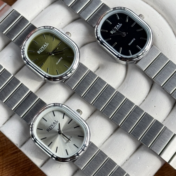 ساعت رویال مدل صفحه بیضی