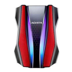 هارد اکسترنال ADATA مدل HD770G ظرفیت 2TB - مشکی قرمز (گارانتی شرکت آونگ)