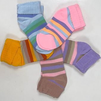 جوراب حوله ای راه راه