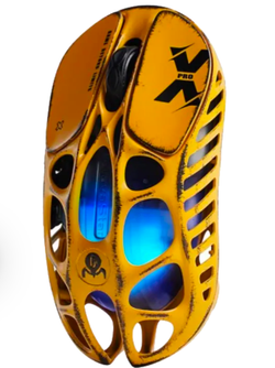 موس گیمینگ گراواستار مدل GravaStar Mercury X Special Edition Battle Worn-Yellow