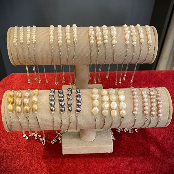 دستبند آسانسوری مروارید پرورشی