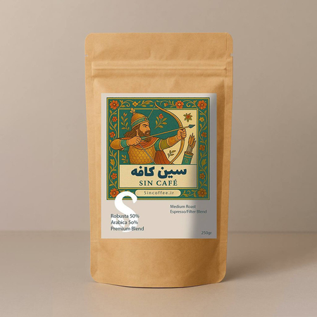 دانه قهوه 50 عربیکا 50 ربوستا