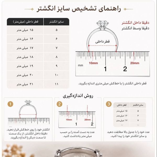انگشتر استیل کارتیر لاو نگین دار