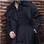 ترنچ کت مشکی برند Stafford