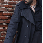 ترنچ کت مشکی برند Stafford