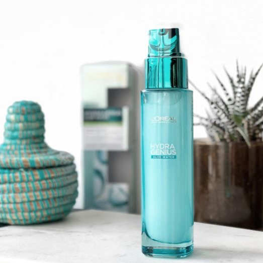 سرم آبرسان آب آلوئه ورا لورال هیدرا جنیوس LOreal Hydra Genius Aloe Water Normal To Dry Skin